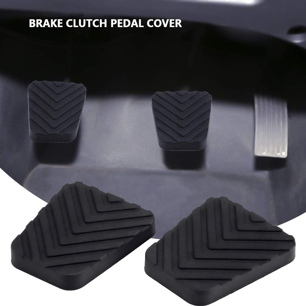 Tapones de Goma para Pedales de Freno y Embrague Compatibles con Accent Tiburon Elantra Coupe Reemplazo OE 3282536000 Par de Tapones Resistentes y Confortables para Conducción