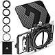 K&F Concept Matte Box Lite mit Top Flag für DSLRs und spiegellose Kameras, kompatibel mit 67mm/72mm/77mm/82mm/95mm Objektiven, kommt mit Filtereinsatz