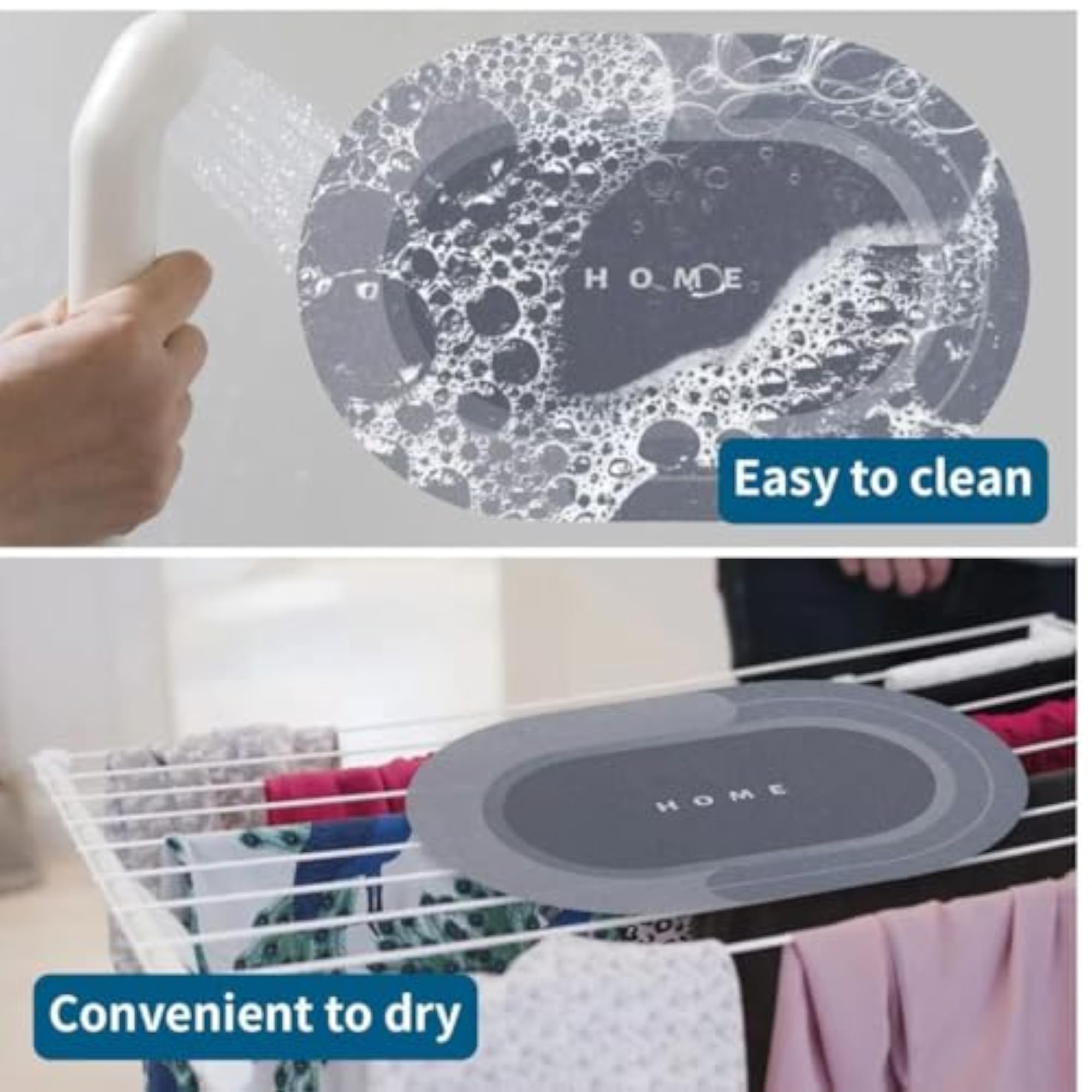 3D Flower Print Anti-Slip Bath Mat for Home