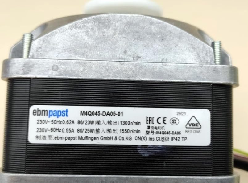 M4Q045-DA05-01 Ice Maker Motor JAOMCONG M4Q045-DA05-01 230V 86/80W Shielded Pole Motor