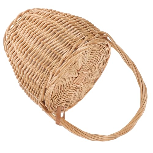Cabas en rotin élégant et simple pour le rangement de la maison
