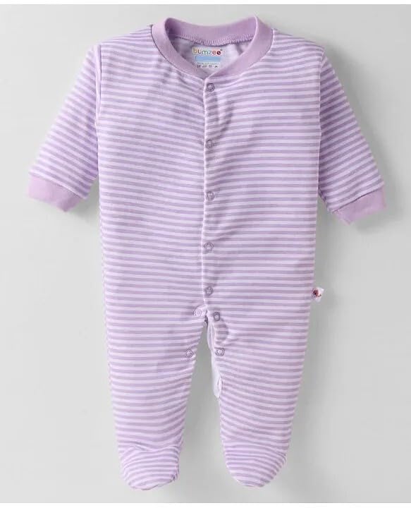 Image of New Born Baby 100% Cotton Rompers for Sleepsuits Jumpsuit Night Suits for Baby Boys & Girls |Onesies| Infant Clothes Pack of 3