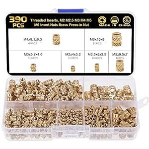 Knpwer 390 Stk Messing Gewindeeinsatz Kit