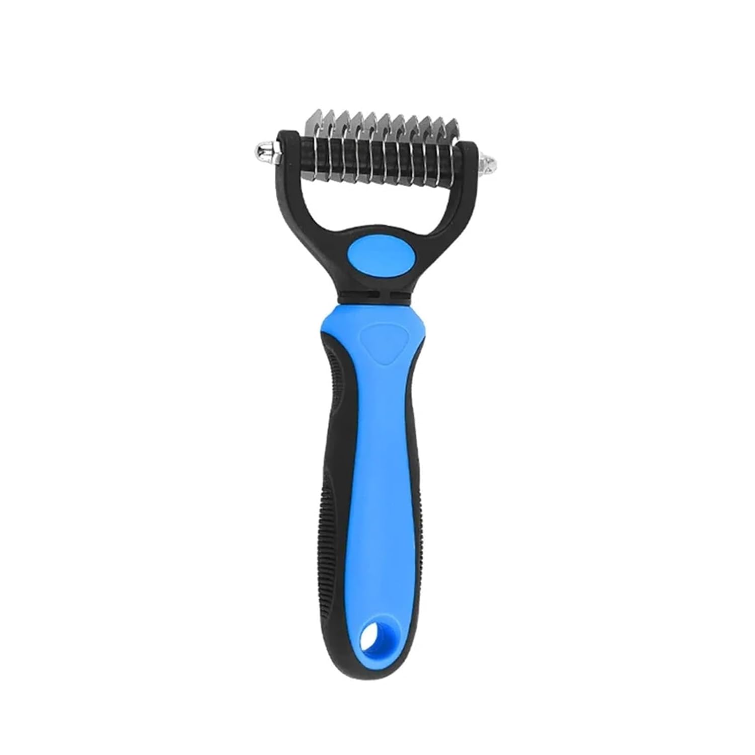 Deshedding Brush For Cats And Dogs, Self Cleaning De-Matting Grooming Comb, Pet Hair Remover Tool(Random color L)
