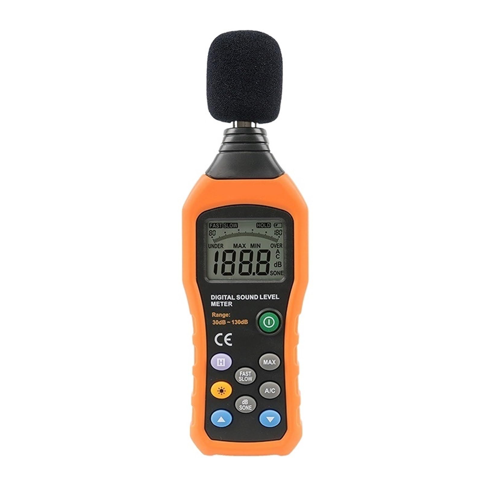 Medidor de Nivel de Sonido Digital de Alta precisión y comprobador de decibelios