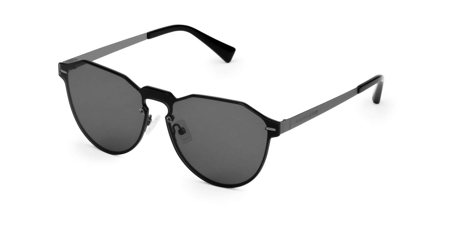 Hawkers Unisex Black/Grey Sunglasses Gun Metal - Dark Warwick Venm Metal
