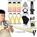 Professional Slingshot, Slingshot Rifle for Adults, Hunting Shooting Sling Shot with Laser Sight and Retractable Folding Catapult, Powerful Stainless Steel RifleTelescopic for Hunting（Black）