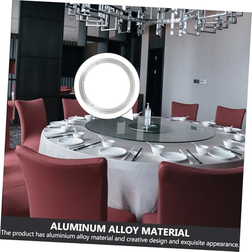 Support pivotant pour table à manger ronde avec base rotative aluminium - 3