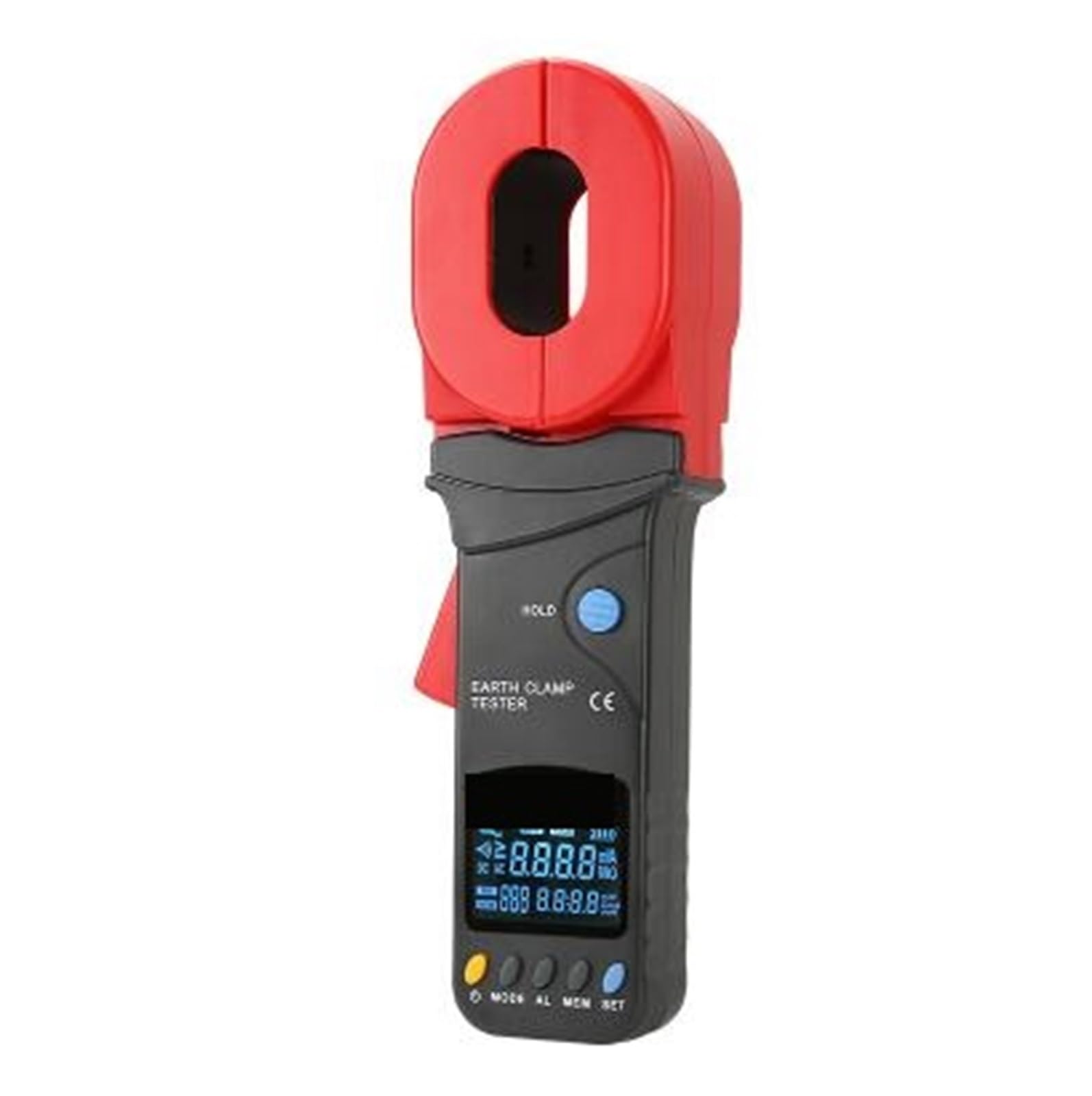 Pinza amperometrica for resistenza di terra del tester della corrente di dispersione