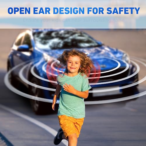 Mehomeli K1 Kids Headphones, Bluetooth 5.2 Air Conduction Open Ear Headphones thumb #3