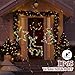3 Pcs Christmas Window Lights, Battery Powered Star&Reindeer&Tree Lights with Timer Function, 135 LEDs Hanging Christmas Window Decorations Light for Holiday Fireplace Tree Window Indoor Outdoor Décor