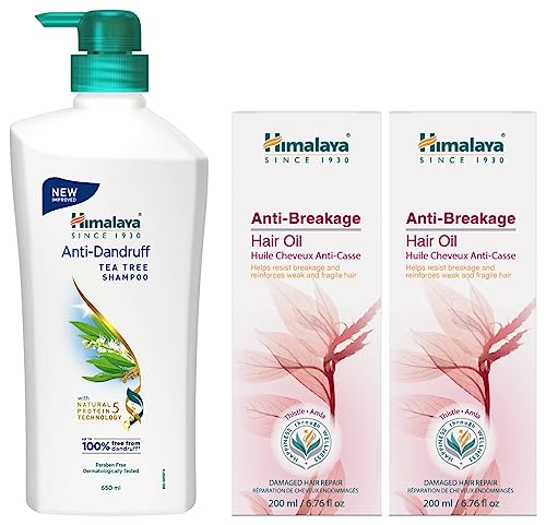 Himalaya Anti Dandruff Shampoo, 700ml And Himalaya Herbals Anti Hair Fall Hair Oil, 200ml
