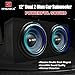 H YANKA BSF-12-2 12 Inch Subwoofer - 1800W MAX Power 12 Inch Paper Cone Car Audio, Black Aluminum Basket, 2.5“ Dual Voice Coil 2 Ohm Impedance 12