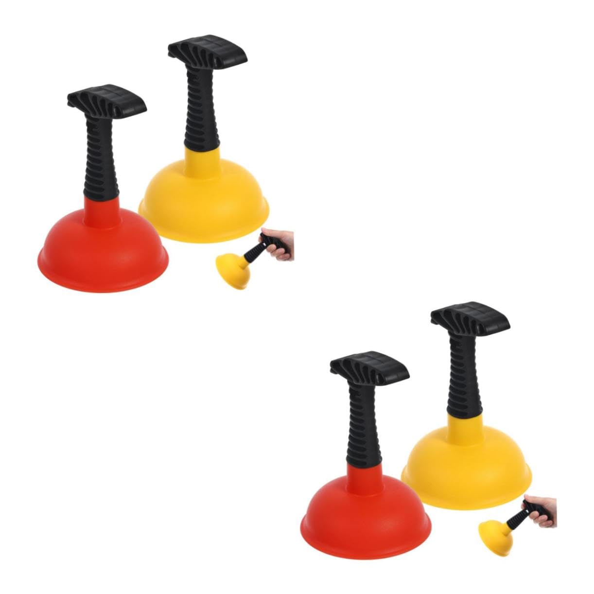 2 Set Scovolino Scollegamento di Grandi Dimensioni Stantuffi Drenare Ciotola Ventosa Sturalavandini Utensili Tubo Sbloccare Lo Stantuffo Piccolo Stantuffo del Water 2 Pezzi * 2