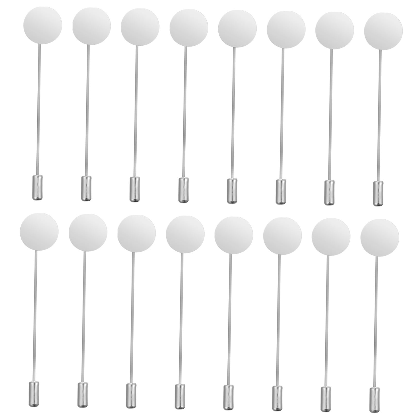 Anneome 3 Set Di Accessori Per Gioielli Spille Di Sicurezza Vassoio Rotondo Spille Di Sicurezza Spille Con Scritta Spille Distintivo 50 Pezzi*3