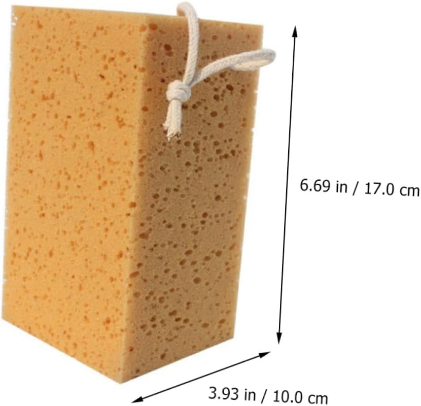 Mikinona 4pcs Car Detailing Sponge Absorbent Cleaning Sponge for Auto Damp Clean Duster Car Wash