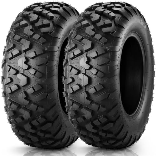 MaxAuto 24x8-12 ATV UTV Tires 24x8x12 All Terrain ATV Tires for All Trail Tire 24 8 12 Mud Sand Off-Road Tire 6PR Tubeless 2 Pack