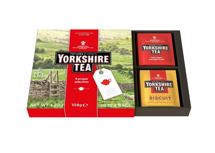 Image of Yorkshire Tea, Assorted Tea Sampler Gift Box, 20ct (Pack of 6)