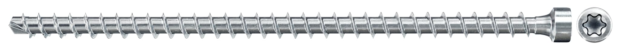 Fischer PowerFull 8.0 X 180mm Full Thread Timber Construction Screws BOX Of 50 | UK