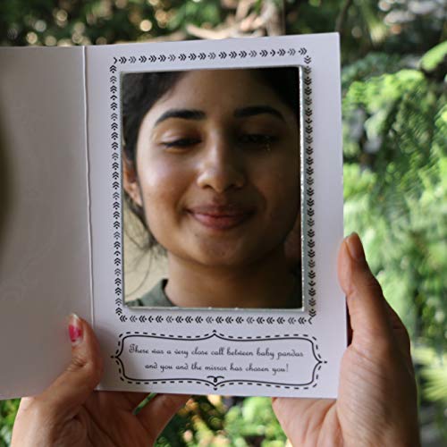Image of Oye Happy - Enchanted Mirror - Best Greeting Card with Mirror for Siblings /Friend /Girlfriend /Boyfriend /Fiance to Gift on Birthday
