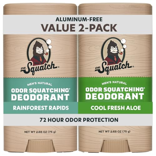 Dr. Squatch Natural Men’s Deodorant 2-Pack
