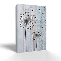 SIGNWIN Canvas Wall Art Dandelion Illustration Canvas Prints Home Artwork Decoration for Living Room,Bedroom - 12x18 inches