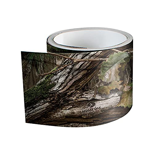 Mossy Oak 6" x 7' Country DNA Camouflage Tape Roll - Camo Vinyl with a Matte Finish - Ideal for Covering Guns, Bows, Cameras, and Other Hunting Accessories
