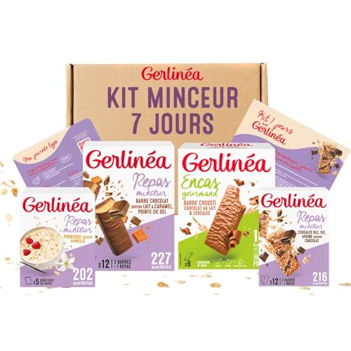 GERLINÉA – Kit Minceur 7 jours – Repas Minceur** et Rapide, Riche en Protéines* – Perte de...