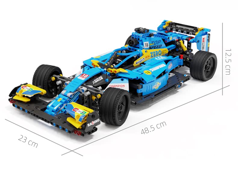 litodinogo TGL T2018 Technik F1 Rennwagen Modellauto Bausatz im Maßstab 1:10, Supersportwagen, Modellbausatz… – Bild 7