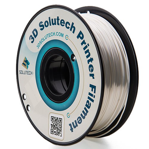 3D Solutech White 3D Printer Ultra PLA Filament 1.75MM Filament, Dimensional Accuracy +/- 0.03 mm, 2.2 LBS (1.0KG) - 3DSUPLA175WHT