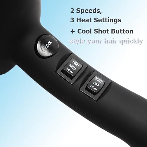 𝐈𝐧𝐟𝐫𝐚𝐫𝐞𝐝 𝐇𝐚𝐢𝐫 𝐃𝐫𝐲𝐞𝐫, Professional Salon Negative Ionic Blow Dryers For Fast Drying, Pro Ion Quiet Hairdryer With Diffuser & Concentrator & Comb #TOP4