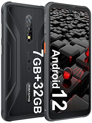 Blackview BV6200 Móvil Resistente, 98dB Altavoz 13000mAh 18W Teléfono Móvil Android 13, 8GB+64GB(TF 1TB),13MP+8MP 6.56''HD+ Móvil Todoterreno OTG/Face ID/IP68&IP69K/Modo Guante/Dual 4G