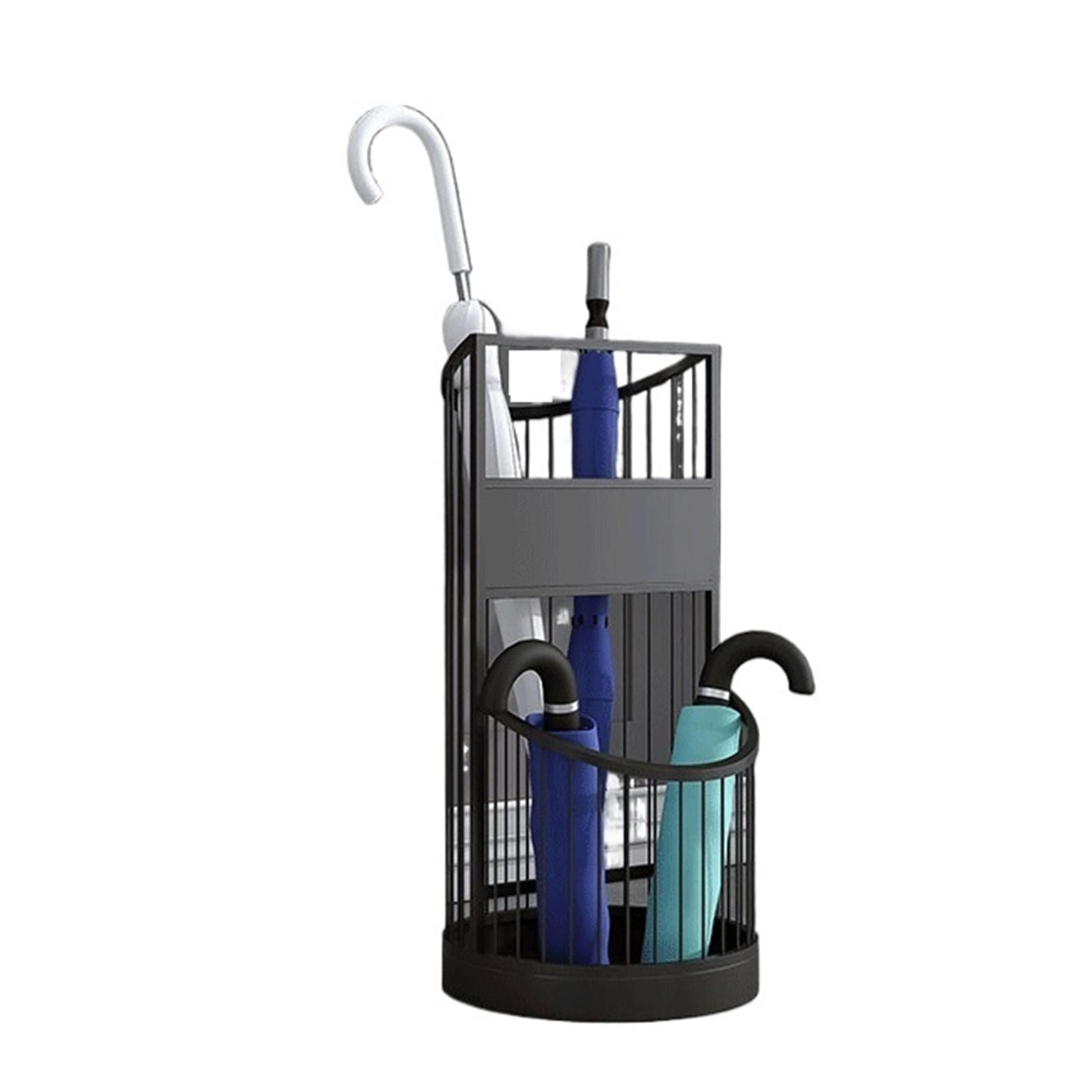 XUJUAN-0227 Umbrella Holder Creative Commercial Umbrella Stand: A Versatile Storage Solution For Home Entrances(Black,Small)