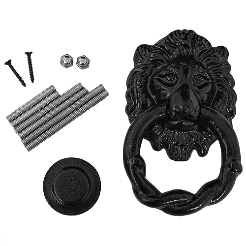 Mythrojan Lion Head Front Door Knocker Artisan Made Antique Door Knocker Ring #TOP2