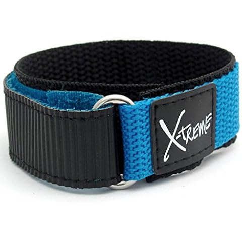 X-Treme Tough Light Blue Sports Watch Strap Cover