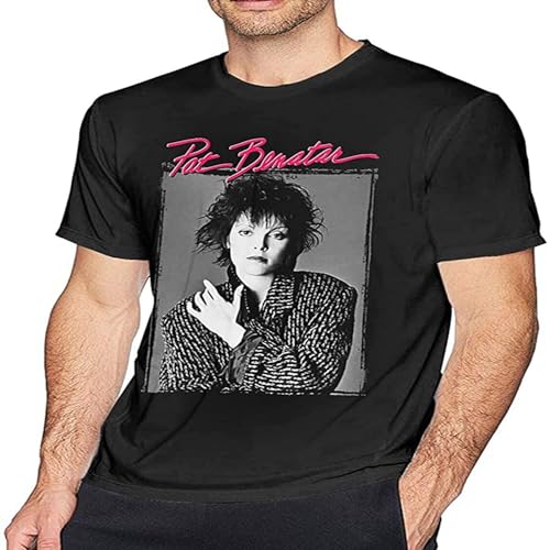 Photo de Pat Benatar Fashion Unisex 100% Cotton Short-Sleeve T-Shirts Black S