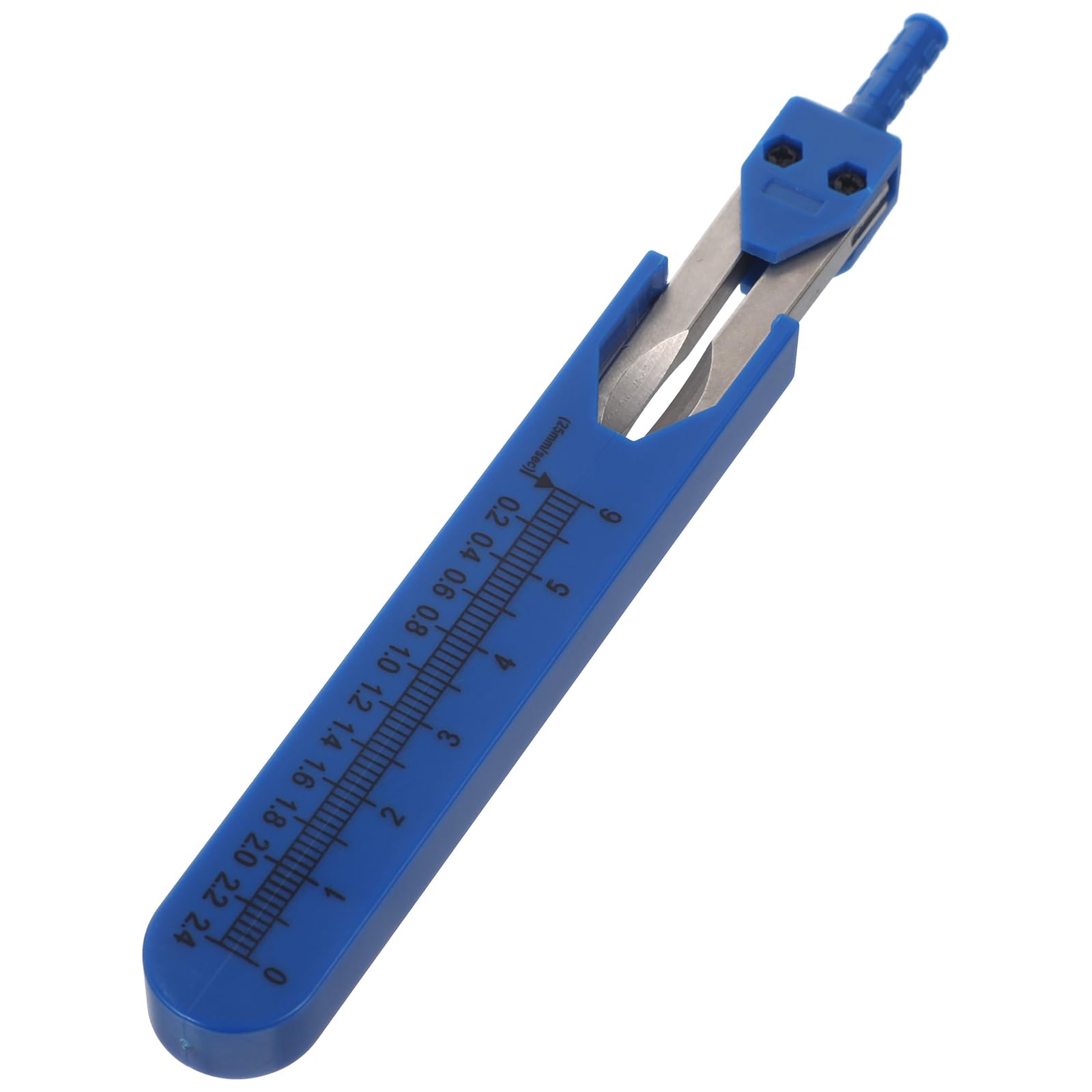 iplusmile Caliper - Caliper de metal para de freno de, medidor con regla, herramienta de medición para medir electrocardiografía (azul)