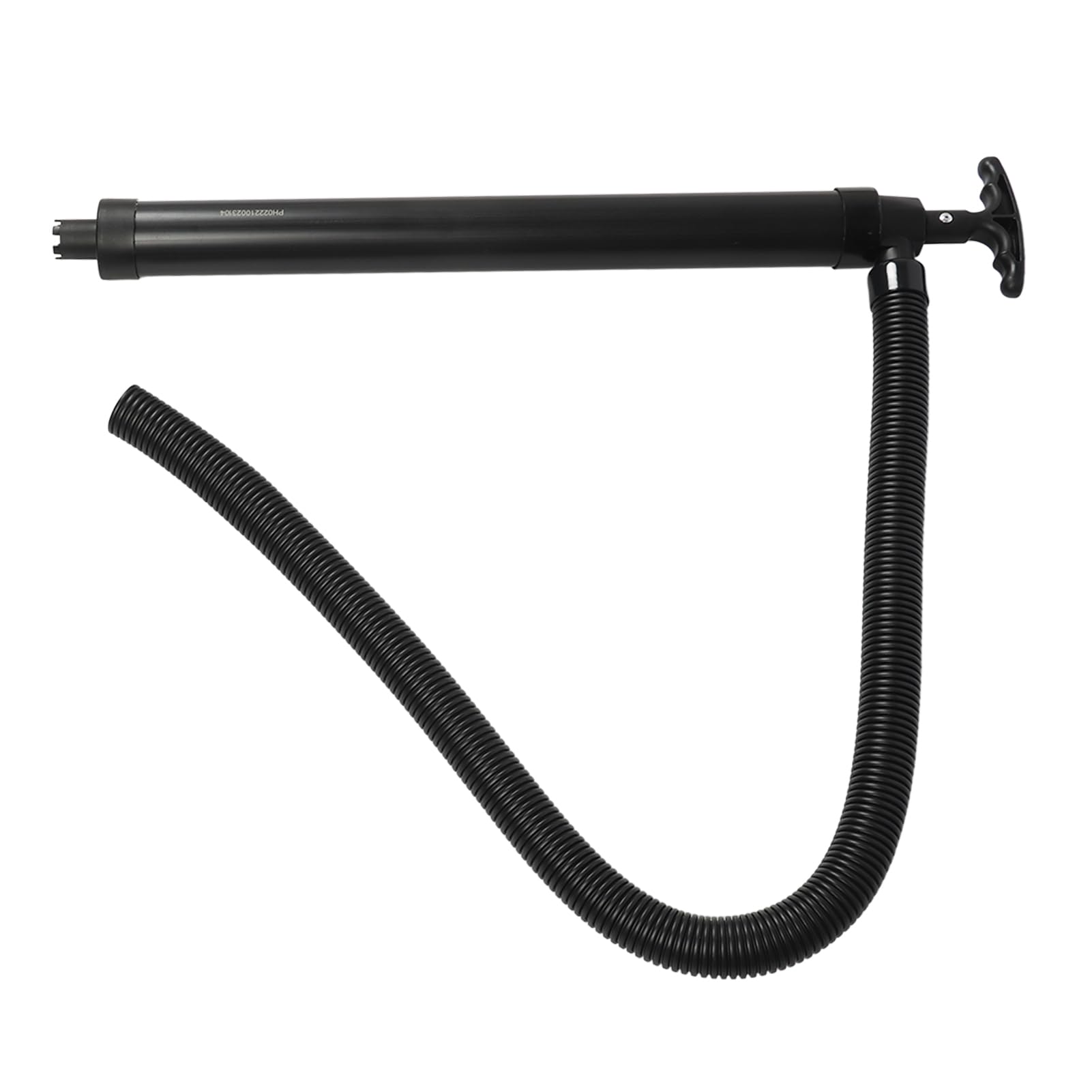 Manuelle Wasserpumpe, Schlauch, Hocheffiziente Manuelle Bilgenpumpe, Multifunktional, Bequemer Griff, Verschleißfest, Ergonomisch für Yachten, Kajaks (BLACK)
