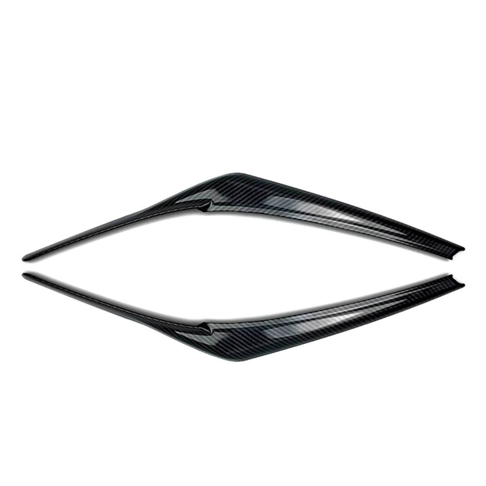 for Camry Carbon Fiber Car Headlight Eyebrow Eye Lid Headlamp Eyelids Cover Head Light Eyebrows Sticker Trim 2018-2022(Carbon Fiber)