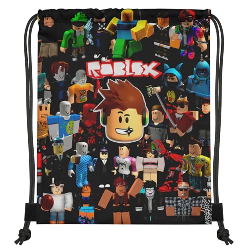 WlsqDE Roblx Turnbeutel, Roblx Sportbeutel Klein, Rucksack Mit Kordelzug,...