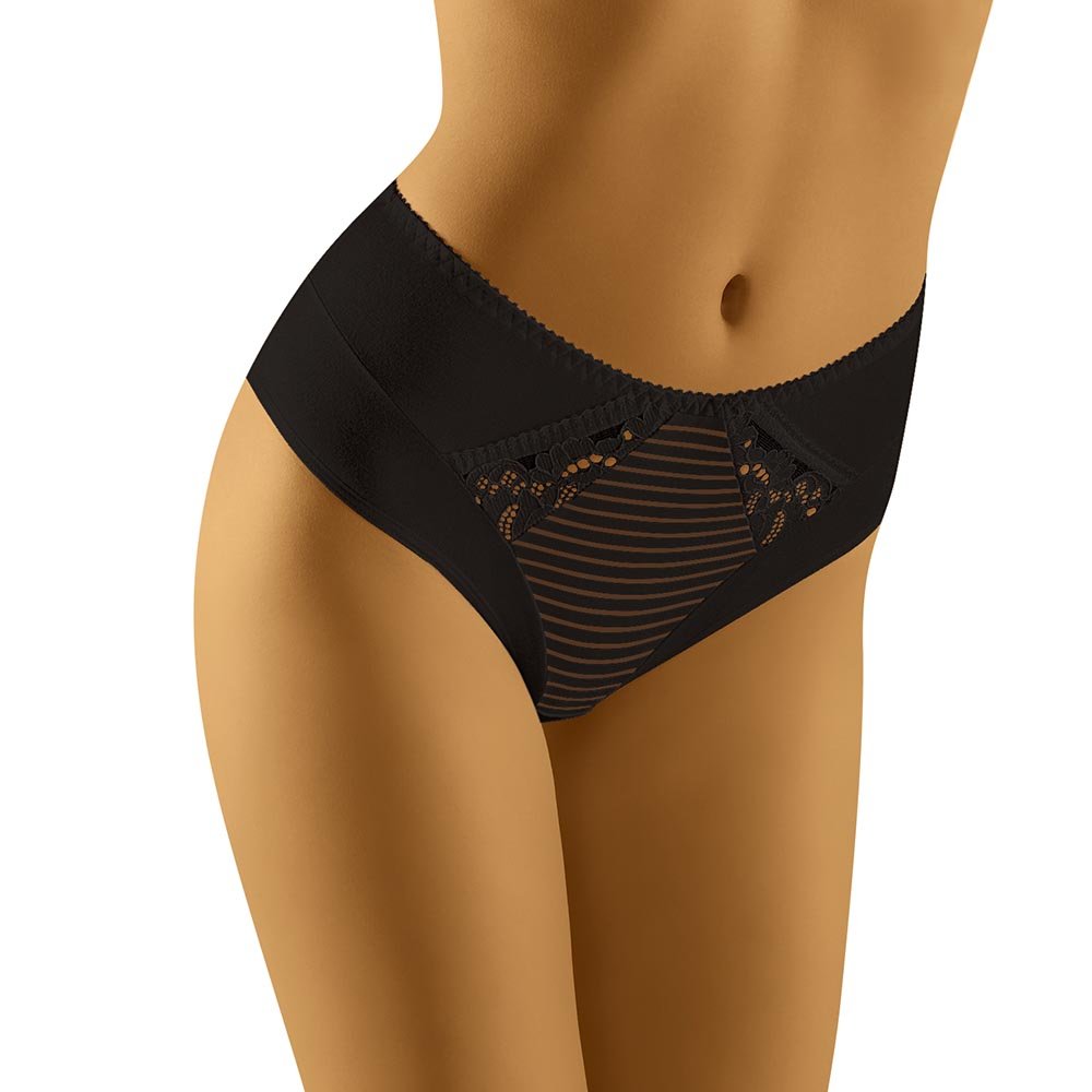Wolbar Womens Maxi-Briefs WB75, Black,XL
