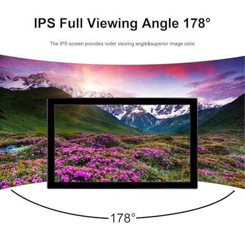 Image of VSDISPLAY 21.5'' 1920x1080 Industrial Touch Monitor IP65 Front Waterproof | IPS LCD Display,10-Point Capacitive Touch, with H /D VGA Interface for Industrial Outdoor Kiosk Use