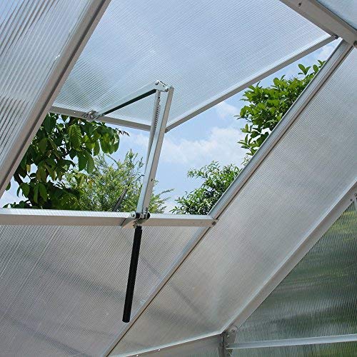 Decdeal Greenhouse Windows Opener, Temperature Controlled Automatic Vent Opener with Single Spring