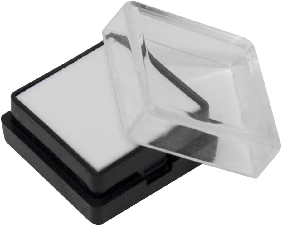 PMC Supplies LLC Plastic Gem Tray w/ 6 25 MM Compartments Storage Container Jewelry Bead Small Gemstone Findings Watch Battery Organizer