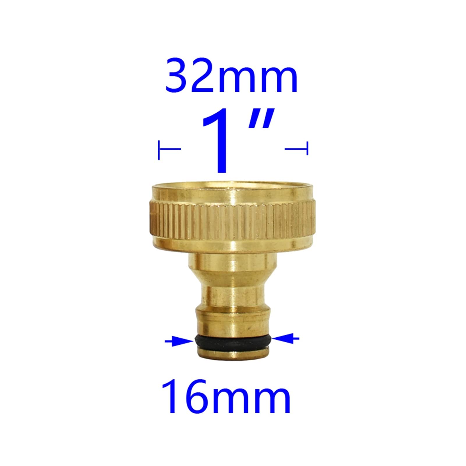 Adaptador de Conector de Utilidad Adaptador de Conector de Manguera 20 Piezas 1/2" 3/4" 1" Conector Rápido Roscado Conector de Grifo de Pezón de Latón M22/M24 Adaptador de Grifo de Jardín Accesorio de