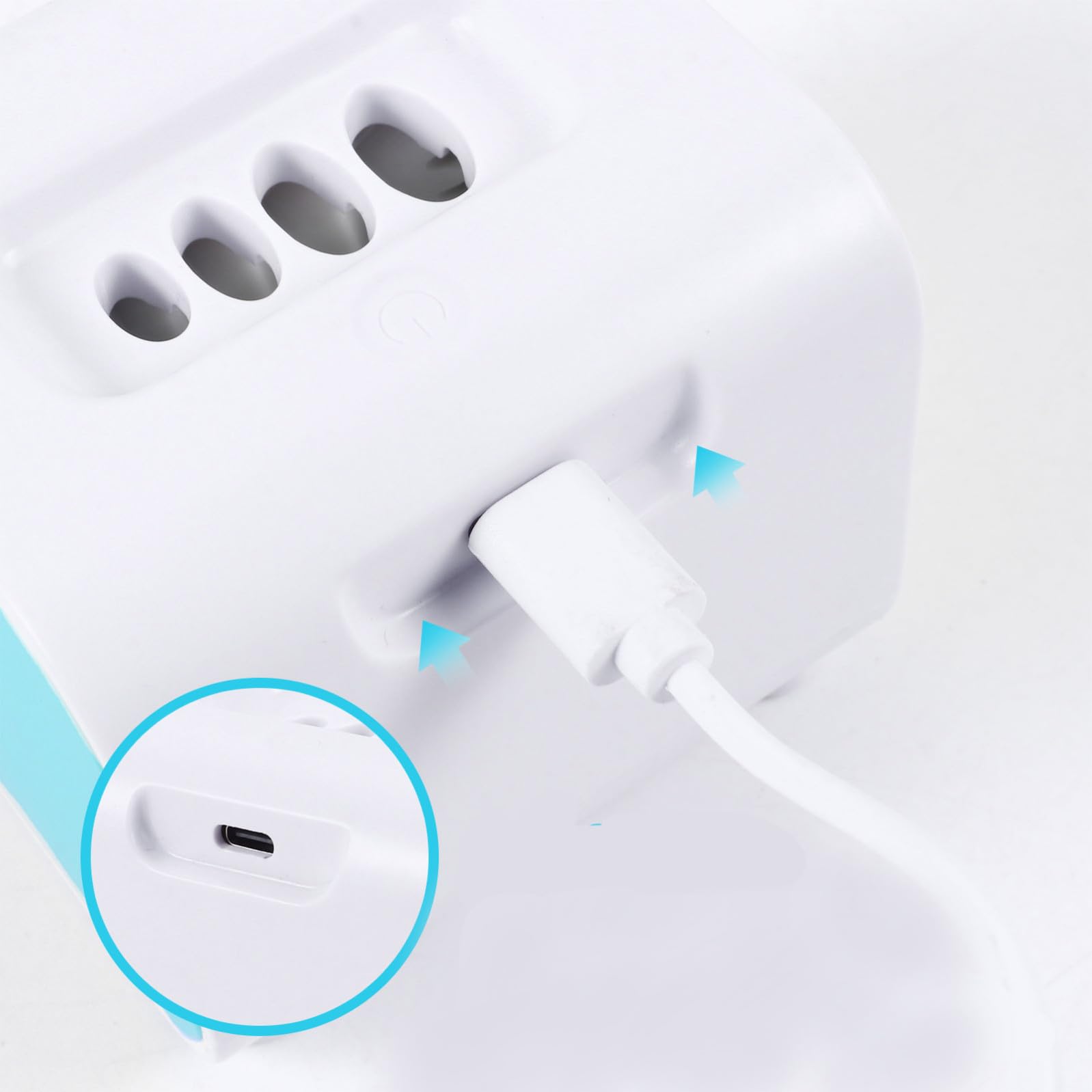 Pelador Eléctrico de Melón Automático 1000 Mah, Abs Blanco