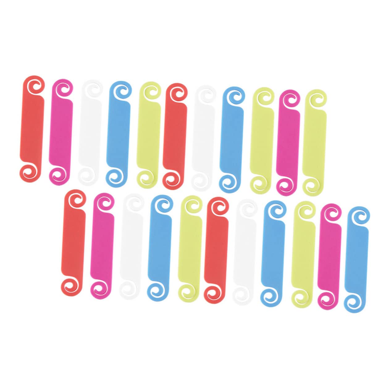 OSALADI 4 Set Identificazione Del Filo Cavo Targhette Identificative Del Cordone Gestione Dei Cavi Dell'auto Etichette Per Cavi Per L'elettronica Etichette Di Marca 50 Pezzi * 4