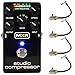 MXR M76 Studio Compressor Analog Guitar Effect Pedal Bundle with 4 MXR Right Angle Patch Cables