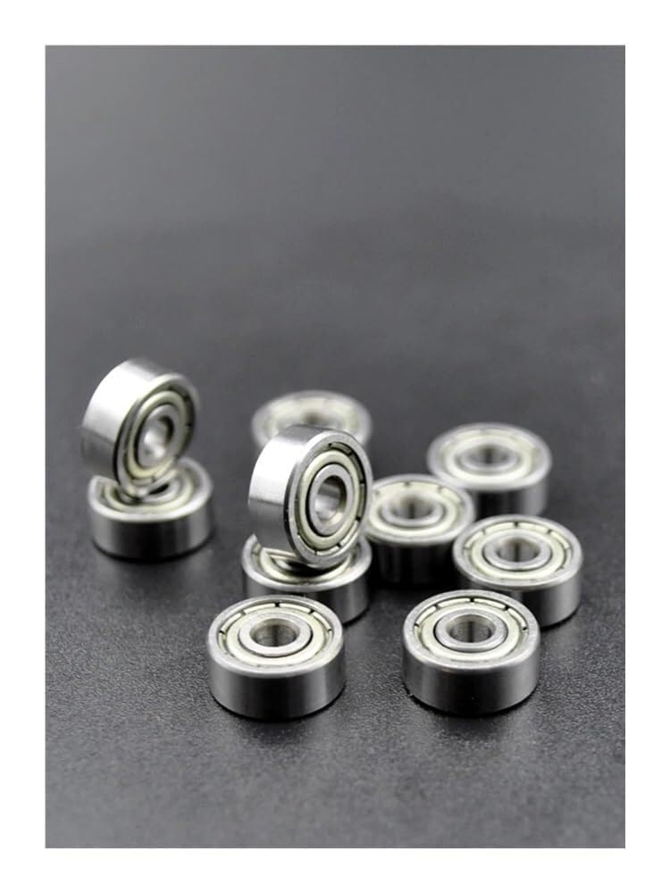 10 Stück Kugellager 623ZZ 624ZZ 625ZZ 626ZZ 627ZZ Rillenminiaturlager for Skateboard-Roller 3D-Druckerlager (624ZZ 4 x 13 x 5 mm) - Dichtungssatz-Sortiment(687ZZ 7x14x5mm)