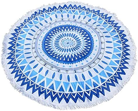 コットンタオル地 ラウンドビーチタオル おしゃれ